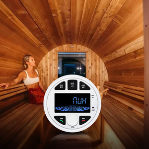 Récepteur stéréo marin étanche IPX6 Rhythm 4x50W pour l'extérieur, streaming audio BT avec entrée USB AUX pour bateaux, VTT, UTV, VR - Product Image 6