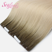 Nouvelles extensions de cheveux à bandes injectées, cuticules alignées, qualité Remy russe, extensions de cheveux à bandes injectées de qualité salon
