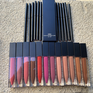 Liquid Lipstick <strong>Lip</strong> <strong>Gloss</strong> <strong>Lip</strong> Liner Pen <strong>Set</strong> 12 Shades Non-transfer High Pigment Full Coverage <strong>Lip</strong> Makeup for Daily Party Wear - Product Image 1