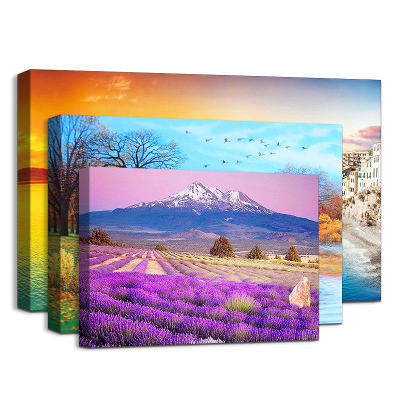 Groothandel Op Maat Canvas Prints Canvas Schilderij Landschapsschilderijen Zeegezicht Schilderij Op Nummer Kunst Hangende Decoraties