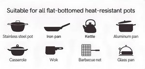 Cuisinière <span class=keywords><strong>électrique</strong></span> en céramique commerciale, cuisinière infrarouge ronde, brûleur unique, <span class=keywords><strong>plaque</strong></span> chauffante à induction, équipement <span class=keywords><strong>de</strong></span> <span class=keywords><strong>cuisson</strong></span> sans rayonnement - Product Image 2