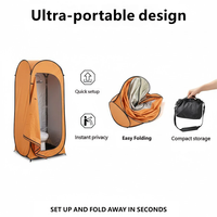Tente de douche extérieure chauffée, toilettes mobiles de camping, cabine de douche extérieure portable sans construction requise, disponible en gros