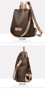 Anti Theft Nylon <b>Backpacks</b> for Women <b>Waterproof</b> <b>Backpack</b> <b>School</b> Bags for Girls Large Capacity Travel Bag Female - Product Image 4