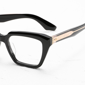 Full Rim Square <b>Eyeglasses</b> <b>Frames</b> Solid Color Anti-Uv Unisex Adult Vision Correction - Product Image 2
