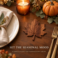 Ornement de table de Thanksgiving, décoration en bois en forme de citrouille sur le thème de l'automne pour les tables à manger, les cheminées et les étagères