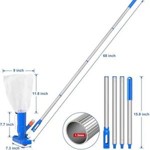 ICEGALAX Spa Kit de brosse de nettoyage de piscine Buse d'aspiration Dispositif d'aspiration Buse <span class=keywords><strong>torrent</strong></span> avec barre à poils pour le nettoyage de la baignoire SPA - Product Image 2