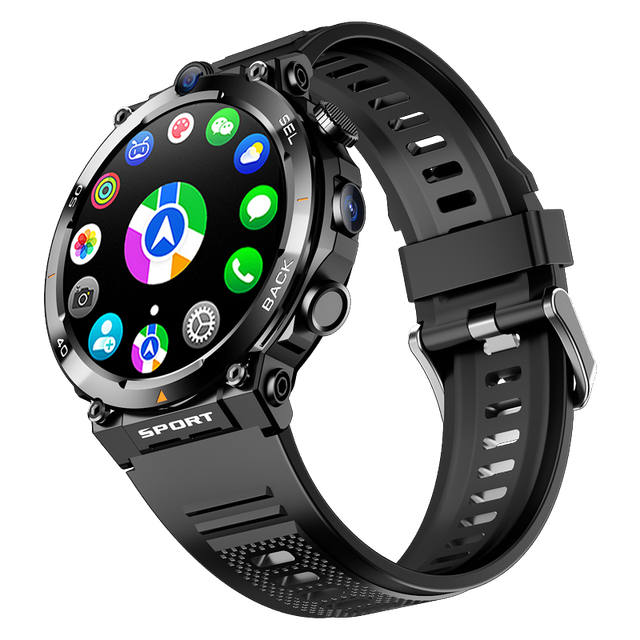 New Android Smartwatch Sim Card APPLLP 2+32GB 1.43inch AMOLED Screen With Camera Health Monitoring Smart Watches