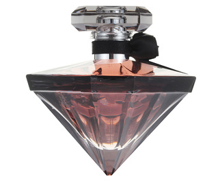 Factory direct sale bottle 100ml perfume lancomee knot cone glass