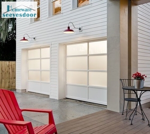 Khung Nhôm Hiện Đại Seeyesdoor Cửa Nhà Để Xe Kính Cắt Ngang Ngoại Thất Với Dụng Cụ Mở Động Cơ - Product Image 4