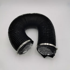 6インチ8ft HVACシステム換気部品を組み合わせた柔軟なエアダクトアルミ箔絶縁PVC 18各クランプ付き - Product Image 6