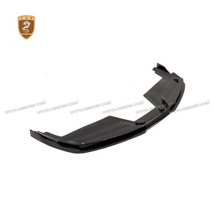 Accesorios de coche de alta calidad mejorados a estilo Vors 3K tela de fibra de carbono Real parachoques delantero de coche labio para Ferrari 488 - Product Image 5