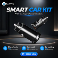 Mini traceur GPS avec positionnement AGPS, charge double port, en alliage d'aluminium pour appareils iOS, suivi GPS