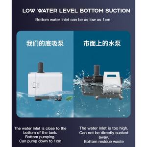 Sobo Stille Milieuvriendelijke Zuigkracht Dompelpomp <span class=keywords><strong>Aquarium</strong></span> <span class=keywords><strong>Aquarium</strong></span> Mini Waterpomp Laag Waterniveau Sensor Oranje Abs - Product Image 4