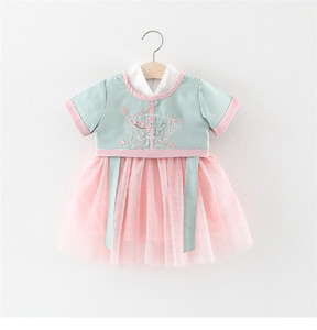 Vêtements pour enfants en gros du fabricant : Ensemble décontracté de t-shirts courts pour filles, style indonésien, pour bébés - Product Image 1