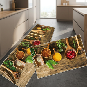 Modern Crystal Velvet <b>Non</b> <b>Slip</b> Washable <b>Kitchen</b> <b>Mat</b> Waterproof Absorbent Multipurpose for <b>Kitchen</b> Laundry Room Balcony - Product Image 3