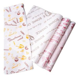 Papel Kraft de Doble Cara Antigrasa de Grado Alimenticio, Embalaje Ecológico con Impresión de Logotipo Personalizado para Panadería, Pan, Donuts y Galletas - Product Image 2