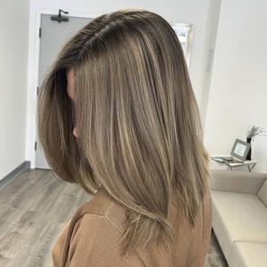 Parrucche Ebraiche Europee in Capelli Remy, Pizzo Trasparente, Baby <span class=keywords><strong>Hair</strong></span>, Biondo Cenere con Mèches, 100% Capelli Umani per Donne Bianche - Product Image 2