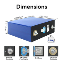 Cellule de batterie LiFePO4 prismatique CATL 3.2V 280Ah à électrolyte liquide, 8000 cycles, pour solaires domestiques et véhicules électriques, entrepôt Pologne