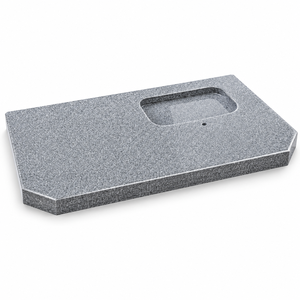 Encimera Prefabricada de Granito Gris, Superficie de Trabajo de Piedra Natural para Baño y Cocina, Cortada a Medida, Pulida - Product Image 2