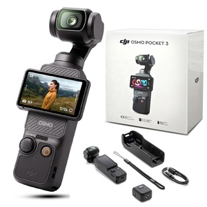 <span class=keywords><strong>DJI</strong></span> <span class=keywords><strong>Osmo</strong></span> <span class=keywords><strong>Pocket</strong></span> 3 – <span class=keywords><strong>Caméra</strong></span> de Vlog Poignée avec Stabilisateur Vidéo Gimbal 3 Axes, Capteur CMOS 4K et Stabilisation d’Image par - Product Image 1