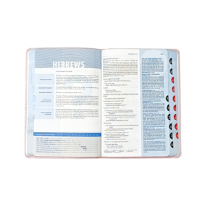 Fabricante Mayorista de Cubiertas de Biblia de Cuero PU Rosa con Estampado Personalizado de Escrituras Cristianas para Regalo de Iglesia para Damas, <span class=keywords><strong>Estudio</strong></span> Bíblico - Product Image 6