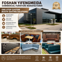 Vente directe d'usine - Mobilier de restaurant en velours rouge - Tables et chaises avec structure métallique et plateau en marbre - Banquettes pour hôtel