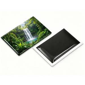 Aimant de réfrigérateur en métal avec paysage urbain, design personnalisé, cadeau promotionnel, aimant de réfrigérateur en étain, vente en gros - Product Image 4