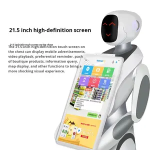 Robot de Bienvenida Inteligente Pangolin, Recepción Empresarial, Interacción por Voz, Guía de Visitantes, Servicio de IA Amy - Product Image 3