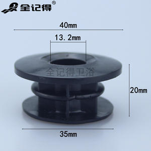 Bouchon en caoutchouc pour entrée/sortie d'urinoir à pied haut, forme conique circulaire, forme en I, accessoires pour urinoirs - Product Image 1