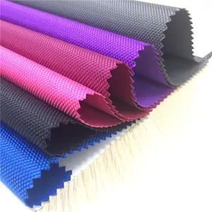 Factory 100% Polyester Waterproof 1680d double yar Oxford Polyester Fabric With Pvc Coating