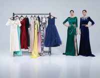 Gaun Malam Wanita Bekas HHRT Ukuran Campur Grosir Gaun Pesta Elegan untuk Acara Prom Pesanan Minimal 100kg
