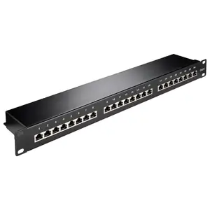 Patch Panel 19in con 24 Rj45 Cat.6 blank 24 porte cat6 patch panel cat6a krone patch panel