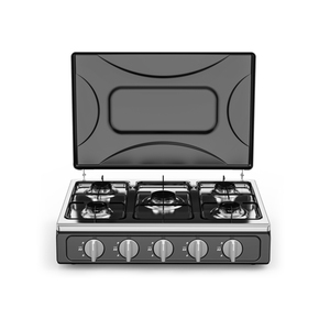 5 Burner Portable <strong>Gas</strong> Stove for Household Outdoor RV Hotel Use Stainless Steel Surface <strong>LPG</strong> <strong>Cooker</strong> - Product Image 2