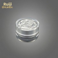 Botella Cosmética Acrílica con Tapa de Plástico y Diseño de Rosa, Personalizada de Fábrica, de 0.17 a 6 oz, con Logotipo Personalizado y Galvanoplastia