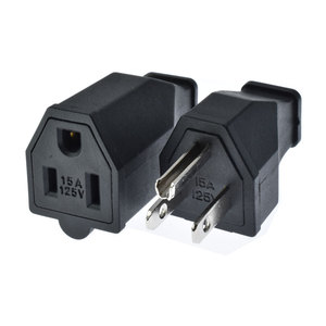 <span class=keywords><strong>Adaptateur</strong></span> de cordon d'alimentation Thaïlande USA <span class=keywords><strong>Canada</strong></span> 15A 125V Utilisation industrielle Mise à la terre standard Prise électrique à 3 broches en cuivre nickelé - Product Image 3