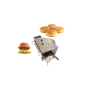 Machine à trancher les <span class=keywords><strong>pains</strong></span> à hamburger en acier inoxydable pour une découpe uniforme des <span class=keywords><strong>pains</strong></span> blancs moelleux et des petits <span class=keywords><strong>pains</strong></span> <span class=keywords><strong>ronds</strong></span> dans la production de boulangerie - Product Image 3