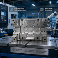 Servicio de Mecanizado CNC con Tolerancia de 0.01mm, Base de Molde Personalizada de Alta Precisión, Vida Útil del Molde de 500.000 Piezas, ISO9001