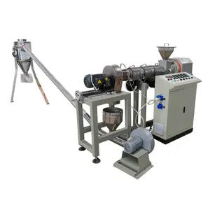 High Speed Mini Plastic PVC Pellet Granulator Single Screw Extruder Machine