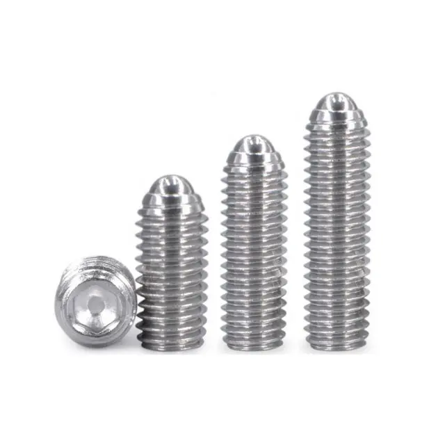 304 Stainless Steel Hex Socket Ball Spring Plungers Pin