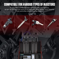 Nuevo AUTOOL CT280 110V 220V Máquina de Prueba de Inyección de Motor de Automóvil GDI, el Mejor Limpiador Ultrasónico de Inyectores de Combustible