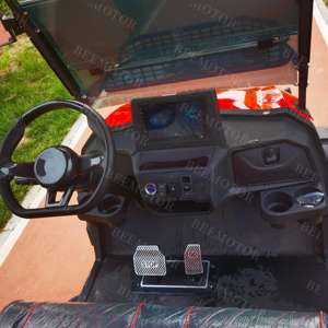 Voiturette de golf électrique 4-6 places en gros avec pneus tout-terrain 48v système AC pour chariots - Product Image 6