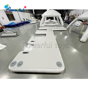 Fácil montaje aquabana <span class=keywords><strong>lago</strong></span> inflable fiesta flotante prohíbe tienda con muelle cabañas flotantes inflables - Product Image 4