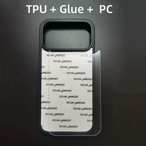 Coques de téléphone en PC TPU avec <span class=keywords><strong>rainure</strong></span> d'incrustation, vente en gros d'usine d'origine, plaque PC vierge pour coque iPhone 17 Pro Max, impression UV - Product Image 2