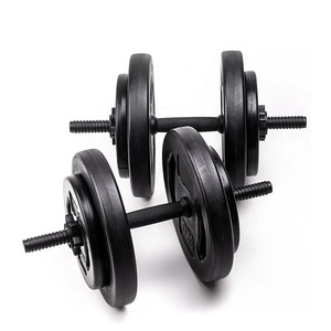 أوزان أسمنتية مخصصة بشعار خاص، أقراص وزن للبار بيل مقاس 1 بوصة، أقراص وزن للصالة الرياضية، أوزان مملوءة بالرمل 10 كجم - Product Image 3