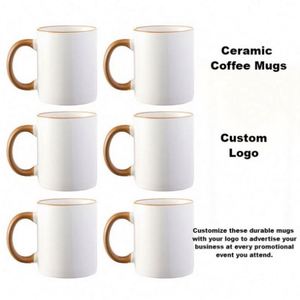 Juego de Tazas de Café de Cerámica Clásicas con Logotipo Personalizado al por Mayor, Económicas, para Hoteles, Conferencias y Regalos Promocionales - Product Image 5