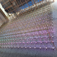 Lustre commercial de luxe en forme de cube, système d'éclairage de plafond moderne