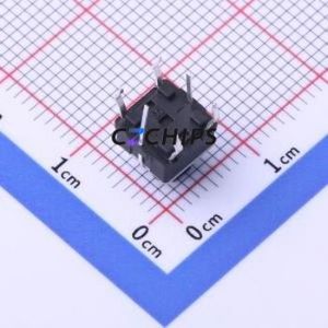 TC-1193-R-E Tactile Switch Through hole Component (THT) Switch Single Pole Single Throw 2.5N Through Hole 6.8mm - Product Image 2