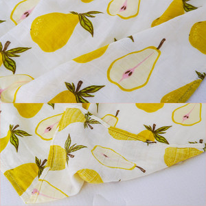 2 capas 60*60 algodón de bambú muselina gasa manta de bebé Swaddle ropa de cama para niños - Product Image 5