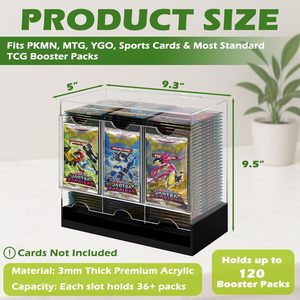 Dispensador de Sobres de Cartas Acrílico de 3 Ranuras con Logotipo Personalizado para Exhibición en Tiendas de Cartas - Product Image 2