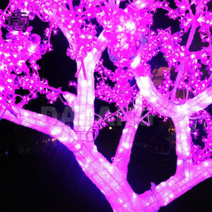 Delicate LED Resin Droplet Tree <b>Light</b> with Clear Decorative Droplets for Hotel Plaza Mall Wedding and Event Decoration for Sale - Product Image 2